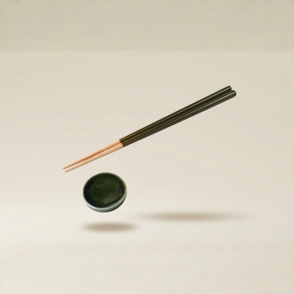 箸と箸置きセット - 歴史のある色彩を、現代の食卓のアクセントに。